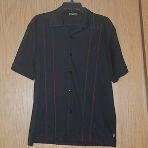 🇺🇦 NWOT Men's vintage retro button shirt Holidays Christmas Festive